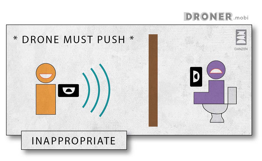 Droner - mobile app - inappropriate