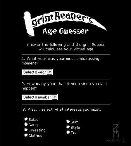 Dan Zen - Grim Reaper's Age Guesser AI