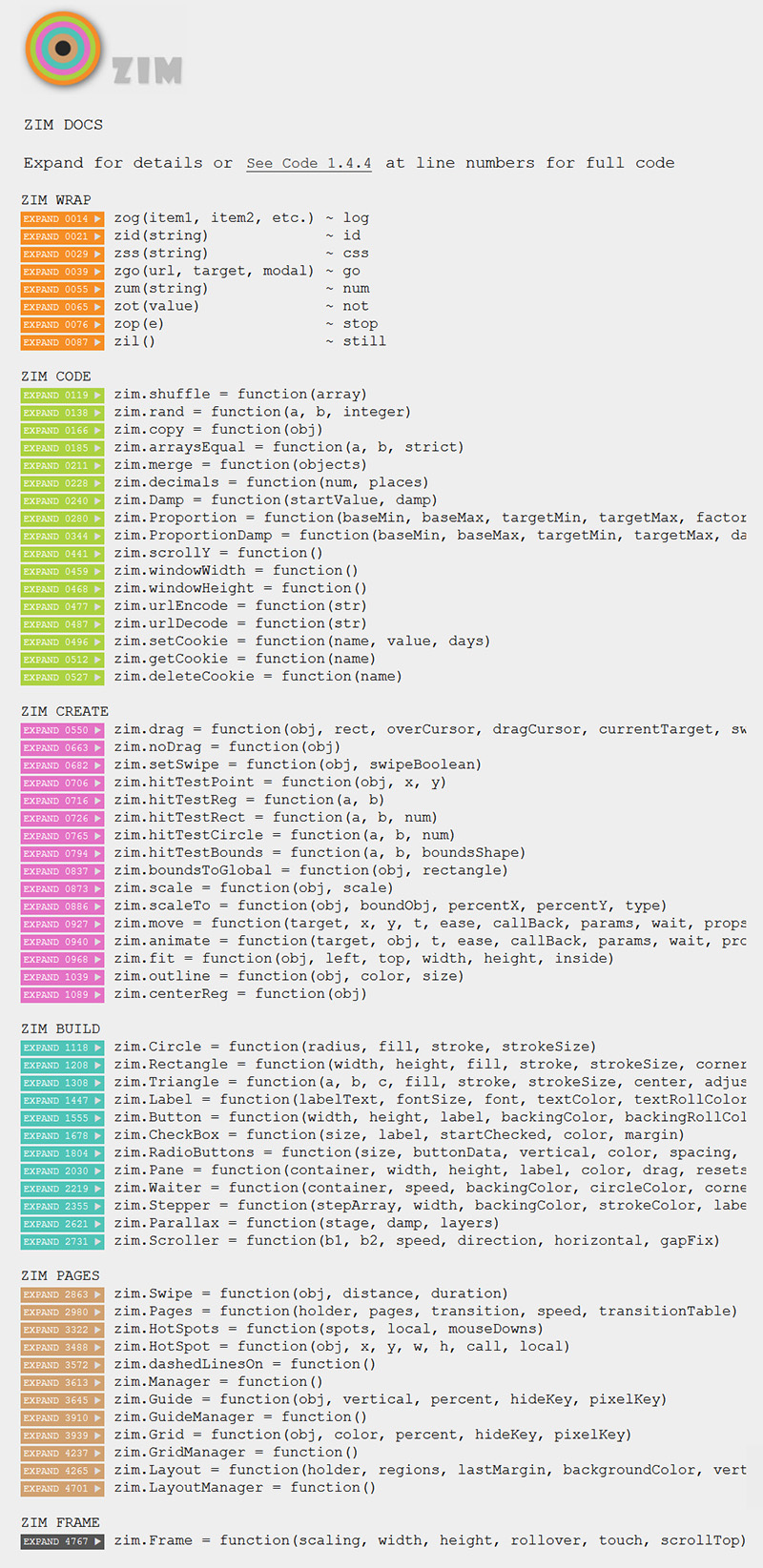 Dan Zen Code - ZIM Docs