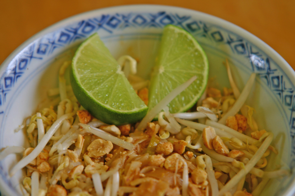 Food - Pad Thai Salad with Lime!