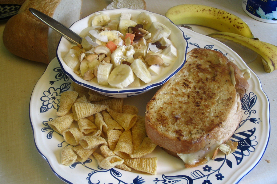 Food - Grilled Brie with Ginger Horseradish Baste!