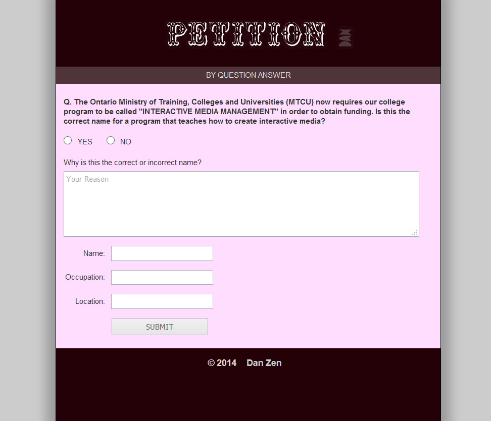 Polls - Petition