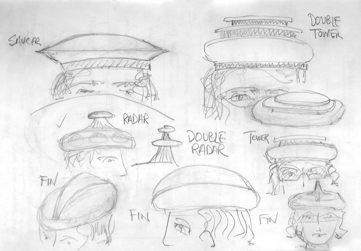 Sketches - Space Hats