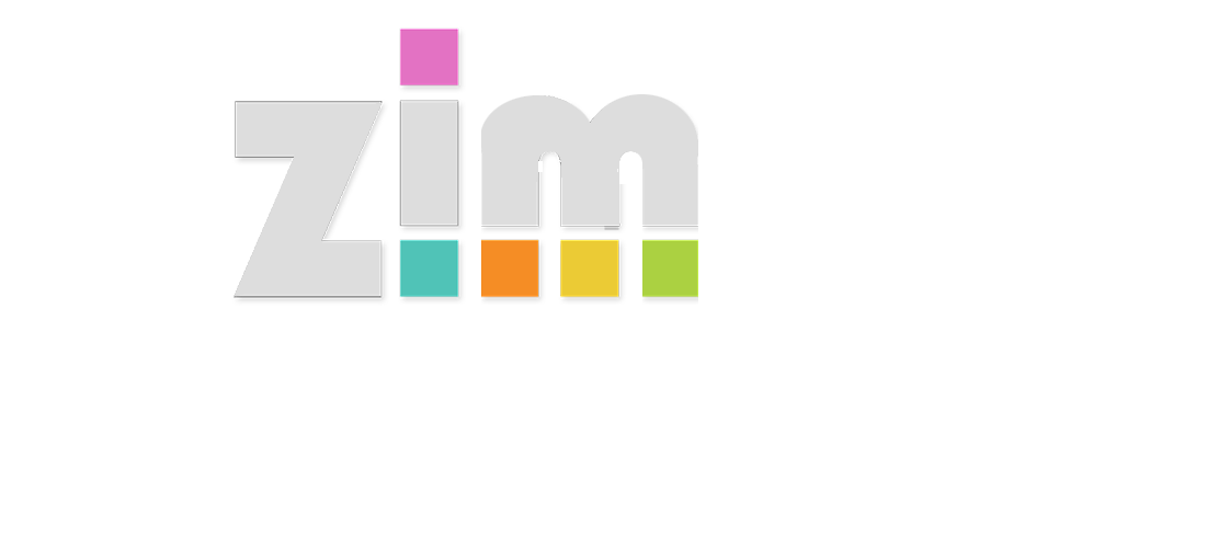 ZIM Kids Logo - pressing this on any of the other ZIM Kids pages comes back to this main page of ZIM Kids.