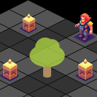 HTML 5 Games - Isometric Board Complete in Editor - ZIM JavaScript HTML Canvas Interactive Media Framework - ZIMjs