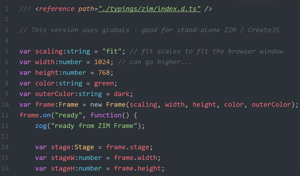 ZIMjs and TypeScript